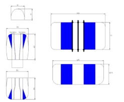 Komplettsatz Schonbezüge Blau Schwarz Sitzbezüge Komfort ABE Zertifikat Zugelassen Neu Für Pkw KfZ -Volkswagen || AL-KO Verkaufsgeschäft 01d0174a4c01b932d9211a92ea66b62a