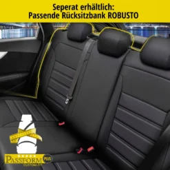 WALSER Passform-Sitzbezug Robusto, Schonbezug Kompatibel Mit VW Caddy IV Kombi (SAB, SAJ) 05/2015-Heute, 2 Einzelsitzbezüge Normalsitze -Volkswagen || AL-KO Verkaufsgeschäft 0331494e373f8009f1f8f36a799dfa70