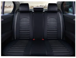 Schwarz Komplettsatz Sitzbezüge Kunstleder Schonbezüge Weiße Rand Fullset -Volkswagen || AL-KO Verkaufsgeschäft 0582495d1d73b60705e5e119ce6c237c