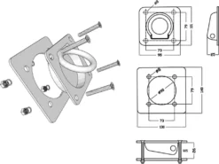 VidaXL Zurrösen Für Anhänger 6 Stk. Verzinkter Stahl 2000 Kg -Volkswagen || AL-KO Verkaufsgeschäft 06ad4567ca0b22041f1db51825a5169a