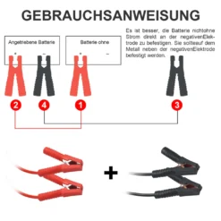 Wolketon 2x4M 500AMP Starthilfekabel Starterkabel KFZ Überbrückungskabel LKW Auto Hilfspaket Batteriekabel -Volkswagen || AL-KO Verkaufsgeschäft 075606f39e39b274ca4fd3168aa274cd 2