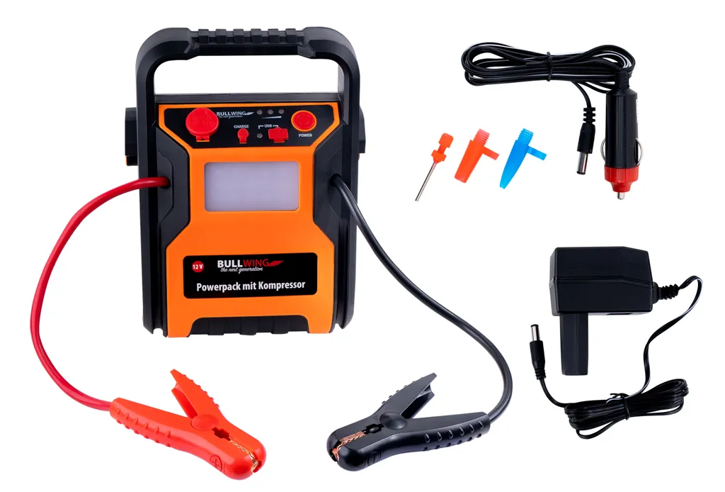 Bullwing Starthilfegerät Power Pack 7A Mit Kompressor 7 Bullwing Starthilfegerät Power Pack 7A Mit Kompressor – Bild 5