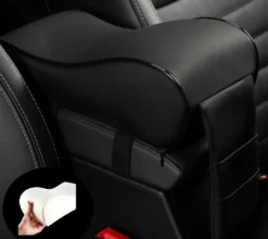 Universal Auto Armlehnenerhöhung | KFZ Armlehne [Farbe: Schwarz] - Memory-Schaum Armauflage - Bezug Kunstleder Für Mittelkonsole | Armstütze [gepolstert] Für Mittelarmlehne Mit Handyhalterung -Volkswagen || AL-KO Verkaufsgeschäft 10b585ef55889d72d9ceb4d72f1d2f2f