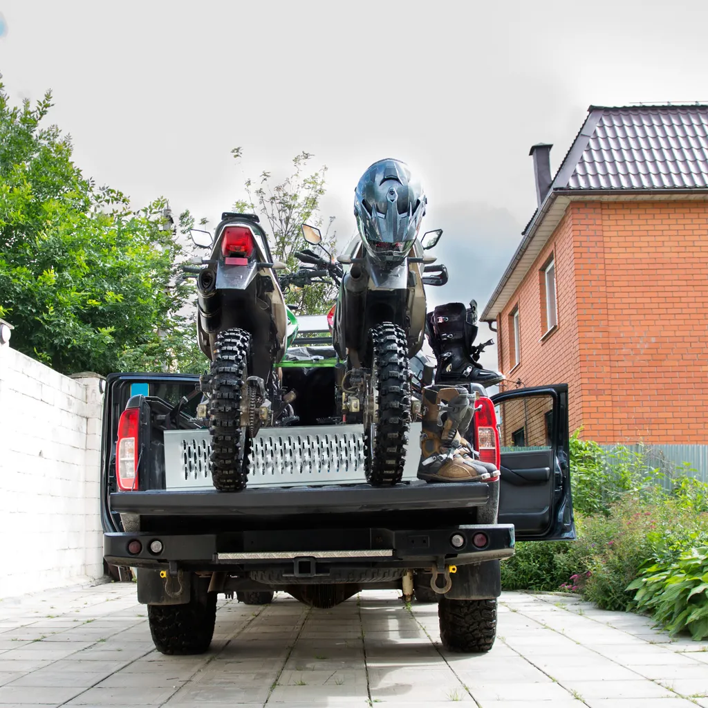 Relaxdays Klappbare Auffahrrampe 2er Set 8 Relaxdays Klappbare Auffahrrampe 2er Set – Bild 6