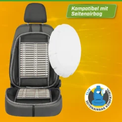 CarComfort Atmungsaktive Bambus-Sitzauflage, Autositzauflage Mit Bambus, Sitzaufleger Universal, PKW Sitzauflage In Beige/schwarz -Volkswagen || AL-KO Verkaufsgeschäft 156d14cbc998ecd5470c61c4203b0e7d