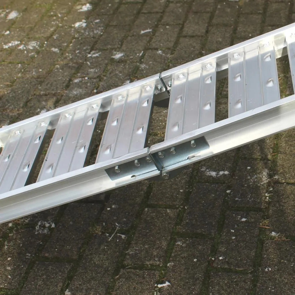 Trutzholm Alu Auffahrrampe 200kg Motorradrampe Klappbar Verladerampe Rampe 5 Trutzholm Alu Auffahrrampe 200kg Motorradrampe Klappbar Verladerampe Rampe – Bild 3