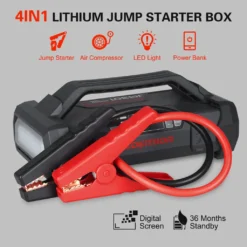 Auto Starthilfe Mit Kompressor 150 PSI Luftpumpe 12V 2000A Starthilfegeräte 22000mAh Powerbank Lokithor JA301 Starthilfekabel Tragbare Batterie Booster -Volkswagen || AL-KO Verkaufsgeschäft 196a82943619a2ccbb4a4fddaba84a36
