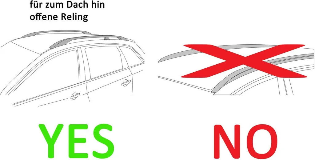 Alu Relingträger VDP004XL Kompatibel Mit VW Tiguan II Ab 16 Dachträger Abschließbar 4 Alu Relingträger VDP004XL Kompatibel Mit VW Tiguan II Ab 16 Dachträger Abschließbar – Bild 3