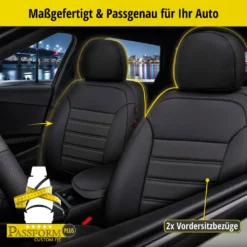 WALSER Passform-Sitzbezug Robusto, Schonbezug Kompatibel Mit VW Caddy IV Kombi (SAB, SAJ) 05/2015-Heute, 2 Einzelsitzbezüge Normalsitze -Volkswagen || AL-KO Verkaufsgeschäft 2244bbf642f9f575dfd56e00438bbe2d