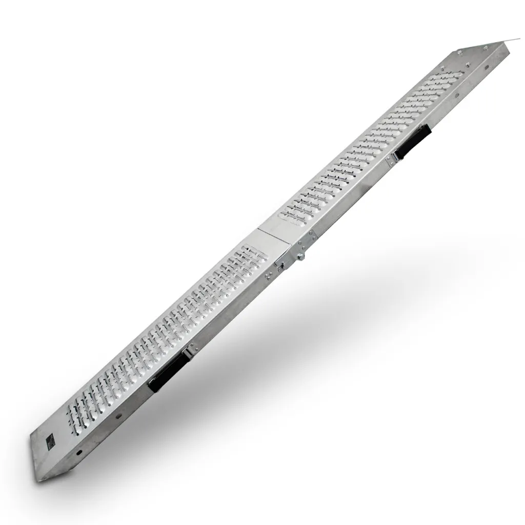 Bituxx Klappbare Stahl Auffahrrampe , 1,8m, Bis 200kg, Silber, MS-16755 3 Bituxx Klappbare Stahl Auffahrrampe , 1,8m, Bis 200kg, Silber, MS-16755