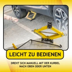 Dunlop Wagenheber - Mechanisch - Hubkraft 1,5 Tonne - Hubhöhe 26-38 Cm -Volkswagen || AL-KO Verkaufsgeschäft 2668873f6e427e920d3434372e00d2ed