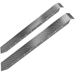 Monzana 2x Auffahrrampe 400kg Laderampe Verzinkter Stahl Rutschfeste Oberfläche Auffahrschiene Laderampe Anhängerrampe PKW