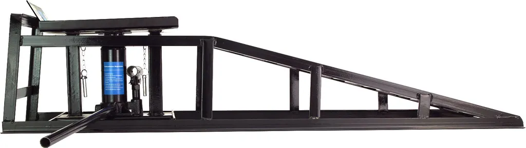 2x Hydraulischer Auffahrbock Auffahrrampe Pkw KfZ Wagenheber Höhenverstellbar 4 2x Hydraulischer Auffahrbock Auffahrrampe Pkw KfZ Wagenheber Höhenverstellbar – Bild 2