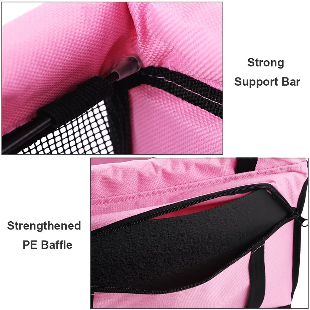 Hunde Autositz Hundesitz Wasserdicht Haustierdecke Rückbank & Vordersitz Einzelsitz Tragetasche Für Kleine Mittlere Hunde Katzen,Pink 8 Hunde Autositz Hundesitz Wasserdicht Haustierdecke Rückbank & Vordersitz Einzelsitz Tragetasche Für Kleine Mittlere Hunde Katzen,Pink – Bild 6