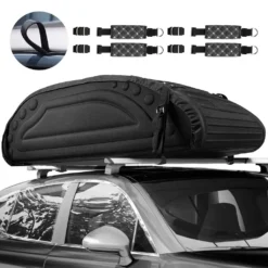 COSTWAY 425L Auto Dachbox Dachkoffer Gepäcktasche Mit Transportbändern Für Jeeps Autos SUV Schwarz -Volkswagen || AL-KO Verkaufsgeschäft 2fe88968f9887b1a391419eb3478f93b