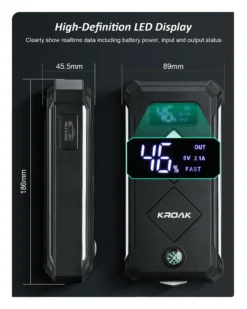 Starthilfe Powerbank 2400A 24000mAh 12V (Alle Benzin 8,0 Oder 6,0 L Diesel) LCD Auto Starthilfe Supersafe Tragbare Auto Batterie Upgrade Booster Und Intelligentes Starthilfekabel, Multifunktional -Volkswagen || AL-KO Verkaufsgeschäft 3102cb156ba73cb40232ab79d32ff11d