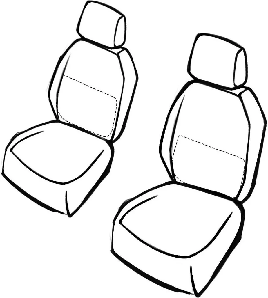 WALSER Passform-Sitzbezug Bari, Schonbezug Kompatibel Mit Opel Astra J Caravan (P10) 10/2010-10/2015, 2 Einzelsitzbezüge Normalsitze 4 WALSER Passform-Sitzbezug Bari, Schonbezug Kompatibel Mit Opel Astra J Caravan (P10) 10/2010-10/2015, 2 Einzelsitzbezüge Normalsitze – Bild 2