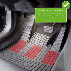Gummimatten Auto Fußmatten Automatten Passgenau 4-teilig Set - Passend Für Mercedes E Klasse W211 S211 CLS 2004-2010 -Volkswagen || AL-KO Verkaufsgeschäft 32fd81498942318722ebcefba0319196