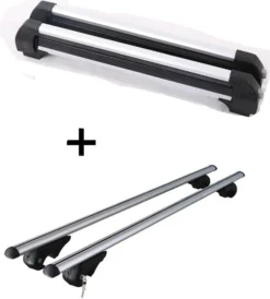 Skiträger VDP-S6 6 Paar Ski + Dachträger Rio 120 Kompatibel Mit Mercedes C-Klasse T-Modell S204 07-14