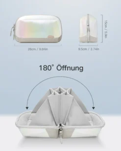 Inateck Elektronik Case, Spritzwassergeschützte Zubehörtasche, Gadget Organizer Tasche, USB Kabel Organizer, Reisefreundlich, Weiß -Volkswagen || AL-KO Verkaufsgeschäft 365c537fd4be19caca967240208307a9