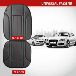 WALSER Auto-Sitzaufleger Ravenna, Auto-Sitzauflage, Sitzschoner-PKW Universal, Autositzschoner Aus Kunstleder, Auto-Schutzunterlage Schwarz -Volkswagen || AL-KO Verkaufsgeschäft 376babe9b9e5e0002d6ff94f7653db5b