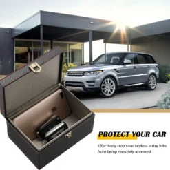 Keyless Go Schutz Autoschlüssel Box, RFID Signal Blocker Box Für Autoschlüssel Funkschlüssel Abschirmung Diestahlschutz Faraday Box Mit Schlüsseltasche Strahlungsschutz 12 Keyless Go Schutz Autoschlüssel Box, RFID Signal Blocker Box Für Autoschlüssel Funkschlüssel Abschirmung Diestahlschutz Faraday Box Mit Schlüsseltasche Strahlungsschutz -Volkswagen || AL-KO Verkaufsgeschäft 3d2106114c3acf4b828017d8892e9cb5