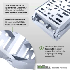 Alu Auffahrrampe Rampe 340 Kg Klappbar Motorradrampe Verladerampe -Volkswagen || AL-KO Verkaufsgeschäft 424de1647db7fcb5a528d86139c43f83