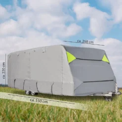 ONVAYA® Wohnwagen-Schutzhülle | Abdeckung Fürs Wohnmobil | Atmungsaktive Abdeckplane | Wind- Und Wetterfest | 550 X 250 X 220 Cm -Volkswagen || AL-KO Verkaufsgeschäft 4629ba74fc982ab4ed4c81a231a2757d