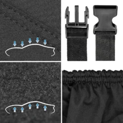 ECD Germany Autoabdeckung Indoor - Größe XL - 533x178x119 Cm - Schwarz - Aus Stretch Soft Satin, Atmungsaktiv, Staub- Und Schmutzabweisend, Abdeckplane Autoplane Autogarage Ganzgarage Schutzdecke Schutzhülle -Volkswagen || AL-KO Verkaufsgeschäft 4739e81fc02cf68a55b4ba68a6352a75