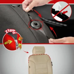 WALSER Autoschonbezug Billy Aus Echtem Leder, Hochwertiger Lederbezug, Auto-Sitzschoner, Sitzbezüge Echtleder In Universalgröße Beige 19636 -Volkswagen || AL-KO Verkaufsgeschäft 485f4bdc21162aa3c6152309cc3af4c7