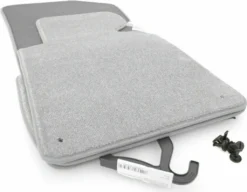 Fußmatten Passend Für BMW 3er (E46) Innen Matten Velours Autoteppich 4.teilig - Grau