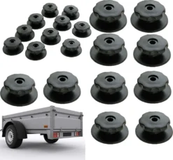 20 Stück Anhängernetz Rundknöpfe Ösen Für Anhänger Transportnetz Noppen Zurrösen Anhänger Haken Für Anhängerplanen & Anhängernetze