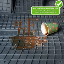 Gummimatten Auto Fußmatten Automatten Passgenau 4-teilig Set - Passend Für Mercedes E Klasse W211 S211 CLS 2004-2010 -Volkswagen || AL-KO Verkaufsgeschäft 50c5f82d64a48f276784466ece4447fa