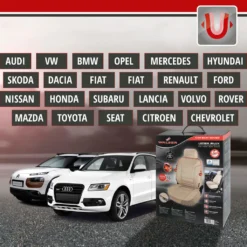 WALSER Autoschonbezug Billy Aus Echtem Leder, Hochwertiger Lederbezug, Auto-Sitzschoner, Sitzbezüge Echtleder In Universalgröße Beige 19636 -Volkswagen || AL-KO Verkaufsgeschäft 5673c7f8b68adc3ab80e8eb96bde8d1f