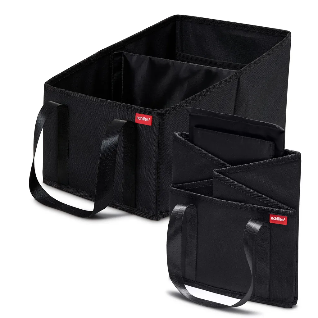 Achilles Beifahrer-Organizer Rücksitz-Box Autositz-Tasche Vordersitz-Falkorb Schwarz 31x25x25cm 9 Achilles Beifahrer-Organizer Rücksitz-Box Autositz-Tasche Vordersitz-Falkorb Schwarz 31x25x25cm – Bild 7