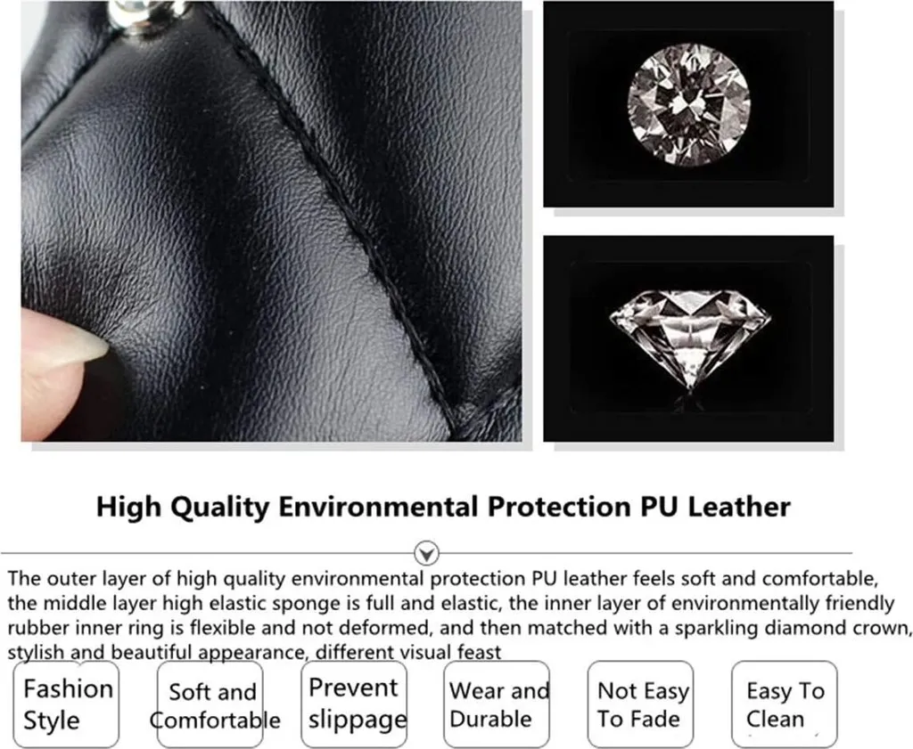 Volle Strass-Lenkradabdeckung, Autoteile Lederlenkradabdeckung, Kristall-Strassstein 8 Volle Strass-Lenkradabdeckung, Autoteile Lederlenkradabdeckung, Kristall-Strassstein – Bild 6