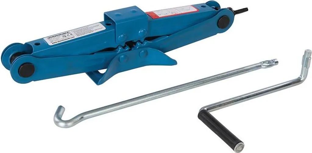 Silverline Scherenwagenheber, 1 T 1000 Kg 3 Silverline Scherenwagenheber, 1 T 1000 Kg – Bild 2