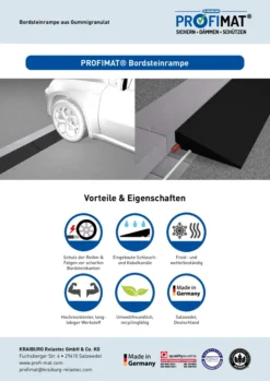 PROFIMAT® Bordsteinrampe 800x250x70mm Mit Kabelkanal 12 PROFIMAT® Bordsteinrampe 800x250x70mm Mit Kabelkanal -Volkswagen || AL-KO Verkaufsgeschäft 5dbdc91777b310d0dfa5515c15c73315