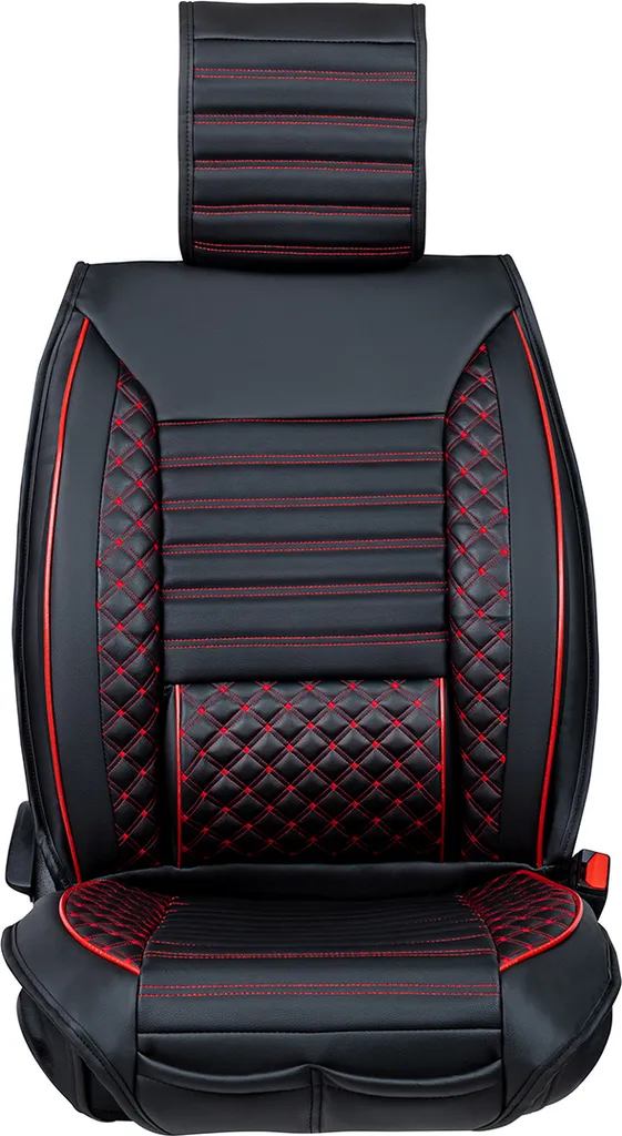 Sitzbezüge Passend Für Audi A4 Ab Bj. 2004 In Schwarz/Rot Set Paris 5 Sitzbezüge Passend Für Audi A4 Ab Bj. 2004 In Schwarz/Rot Set Paris – Bild 3