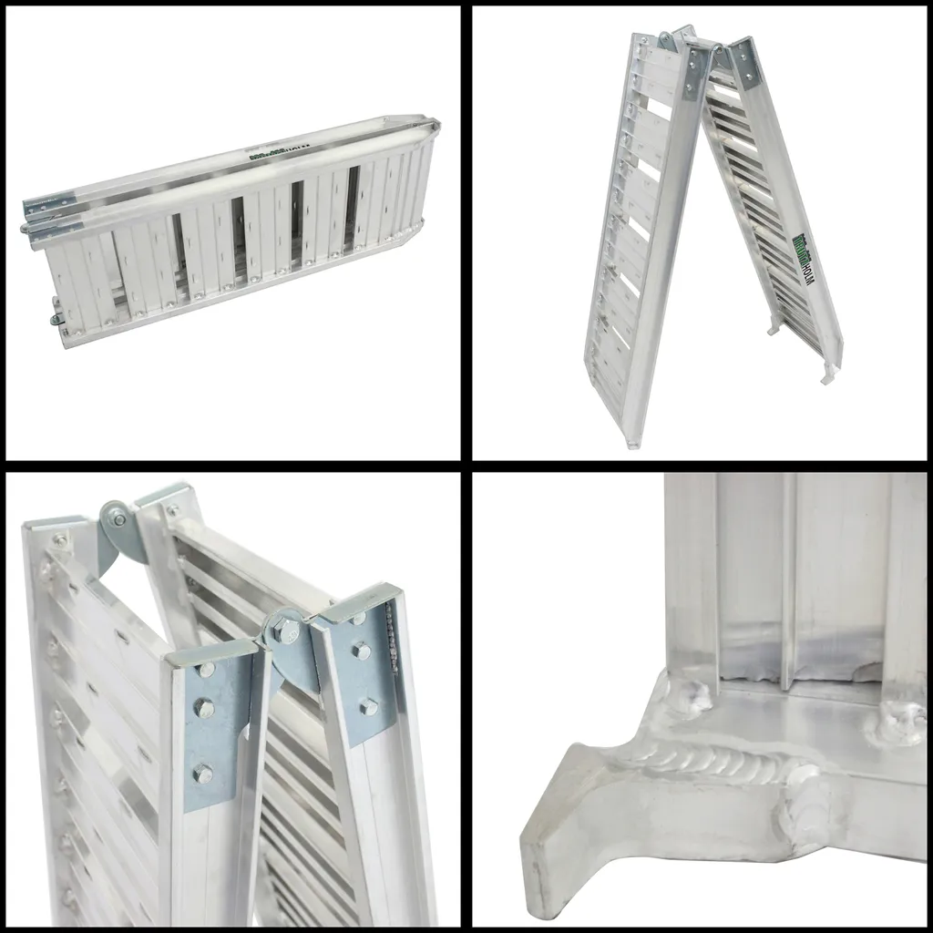 Trutzholm Alu Auffahrrampe 200kg Motorradrampe Klappbar Verladerampe Rampe 11 Trutzholm Alu Auffahrrampe 200kg Motorradrampe Klappbar Verladerampe Rampe – Bild 9