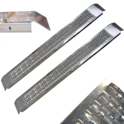 2x Auffahrrampen Stahl 184 Cm 400 Kg