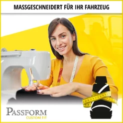 WALSER Passform Auto-Sitzbezug, Transporter-Schonbezug Stoff Kompatibel Mit VW Caddy, Einzelsitz Vorne -Volkswagen || AL-KO Verkaufsgeschäft 687014a8f2cc463e01865b03be9d6023