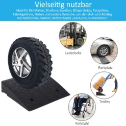 HOMCOM 2 Auffahrrampe, Bordsteinrampe, Gummirampen, Schwellenrampe, Auffahrhilfe Für Auto, Gummi, Schwarz, 48 X 32 X 13 Cm 21 HOMCOM 2 Auffahrrampe, Bordsteinrampe, Gummirampen, Schwellenrampe, Auffahrhilfe Für Auto, Gummi, Schwarz, 48 X 32 X 13 Cm -Volkswagen || AL-KO Verkaufsgeschäft 6913ebbd3a1a3cf63b50db2febe6d3bb