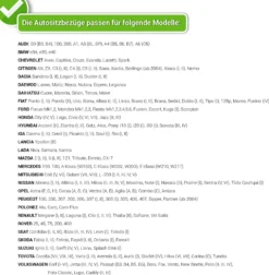 Autositzbezüge 2+3 - Universal Auto Sitzauflagen Set - Dreilagig Auto Sitzbezüge Mit Reißverschluss - Schwarz Schonbezüge Auto - GT-Blau -Volkswagen || AL-KO Verkaufsgeschäft 697c5c61327feb3426454167cb491d26