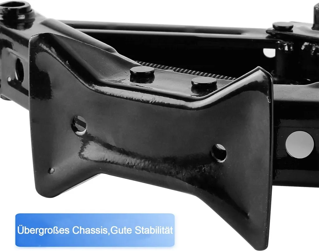 Speed 2T Scherenwagenheber Wagenheber PKW Heber Mit Schraubenschlüssel Für Auto Familienauto Kleinlastwagen - Schwarz 6 Speed 2T Scherenwagenheber Wagenheber PKW Heber Mit Schraubenschlüssel Für Auto Familienauto Kleinlastwagen - Schwarz – Bild 4