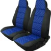2x Sitzauflage Auto Sitzkissen Sitzmatten Satz Rückenkissen PKW Hochwertig Blau Kunstleder + Stoff Für -Volkswagen || AL-KO Verkaufsgeschäft 71de1f5131aa2e748c30ba24f77bfbb8