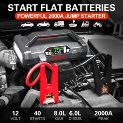 Auto Starthilfe Mit Kompressor 150 PSI Luftpumpe 12V 2000A Starthilfegeräte 22000mAh Powerbank Lokithor JA301 Starthilfekabel Tragbare Batterie Booster -Volkswagen || AL-KO Verkaufsgeschäft 73feb4e095d35a28cd07ca23a69e16cc