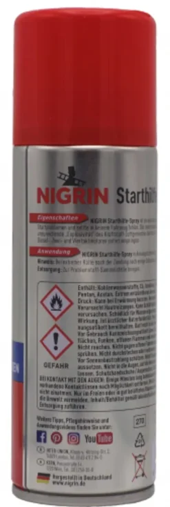 Nigrin Starthilfe Spray 200 Ml 74040 - Anzahl: 3x 11 Nigrin Starthilfe Spray 200 Ml 74040 - Anzahl: 3x -Volkswagen || AL-KO Verkaufsgeschäft 7426c41e8488238f83dce4b62bfbee93
