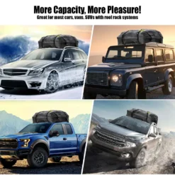 Dachboxen, 15 Kubikfuß Wasserdichtes Dachgepäck, Dachgepäcktransporttasche, Passend Für Alle Fahrzeuge Mit Gepäckträger, Inklusive 4 Verstärkungsgurte -Volkswagen || AL-KO Verkaufsgeschäft 75a1244b3227dbf4097b6a927ba046ef