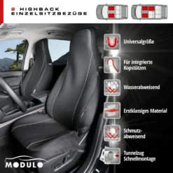 WALSER Auto-Sitzbezug Modulo, 2 Vordersitzbezüge, Universal Auto-Schonbezüge Für Highbacksitze, Universal PKW-Sitzbezüge, Sitzschoner-Auto Schwarz 16 WALSER Auto-Sitzbezug Modulo, 2 Vordersitzbezüge, Universal Auto-Schonbezüge Für Highbacksitze, Universal PKW-Sitzbezüge, Sitzschoner-Auto Schwarz -Volkswagen || AL-KO Verkaufsgeschäft 79be0605ad2b3d0babe68b2ab130f411